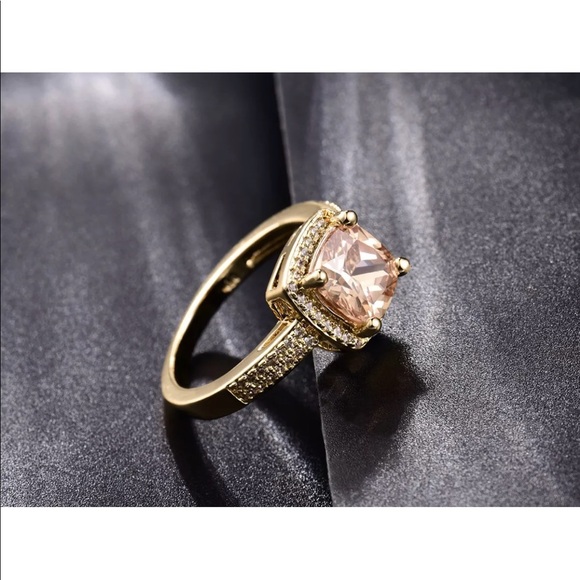 🤪SALE🤪Yellow citrine 18k ring - Picture 2 of 5